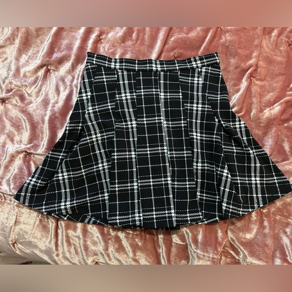 Twee Style SMALL Plaid Pleated Mini Skirt Academia Fall‎ Alt Fashion